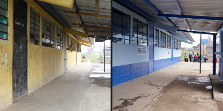 Programa de remozamiento de escuelas marca un antes y un después en la vida educativa del país. / Foto: MIneduc.