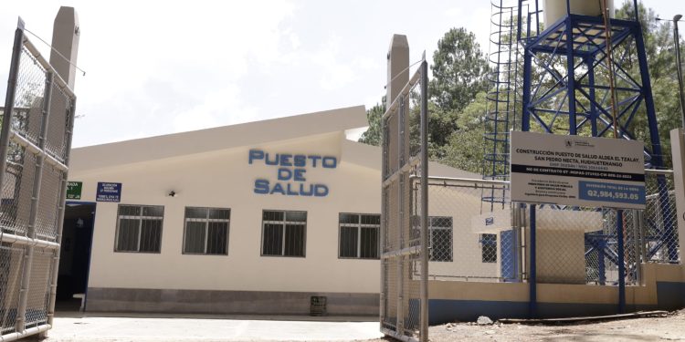 Puesto de Salud de El Tzalay. / Foto: Gobierno de Guatemala.