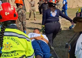 Comando Sur de los Estados Unidos apoya ejercicio de simulacro de sismo en Jutiapa