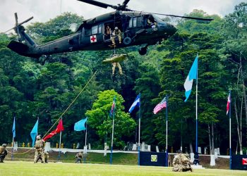 Simulación estratégica en Mariscal Zavala como parte de los ejercicios Centam Guardian. / Foto: Ejército