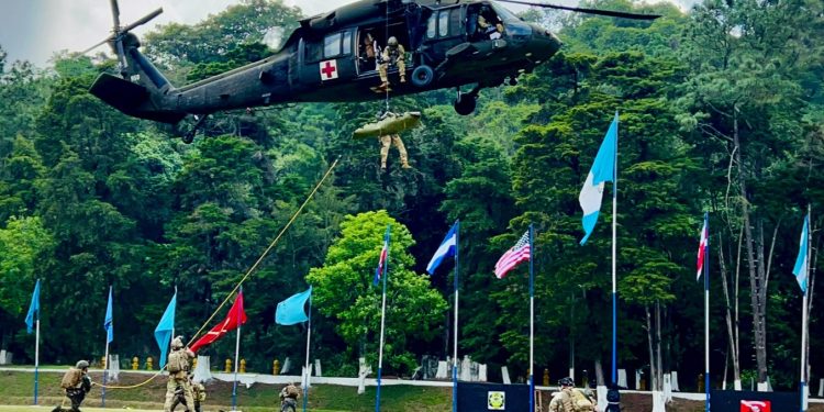Simulación estratégica en Mariscal Zavala como parte de los ejercicios Centam Guardian. / Foto: Ejército