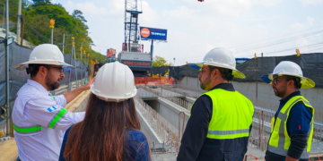 Los trabajos responden a daños estructurales previos provocados por el desplazamiento del talud que causó un hundimiento en ruta a El Salvador. / Foto: Covial.