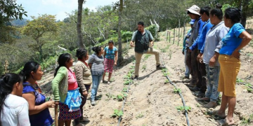 Con esta intervención, el MAGA reafirma su respaldo al desarrollo de la agricultura familiar. / Foto: MAGA