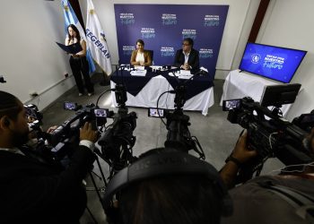 Conferencia de prensa autoridades de Segeplan.
