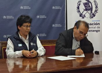 Firman convenio para ampliar sistema de alcantarillado sanitario en San Francisco La Unión