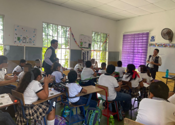 La PGN subrayó que un ambiente escolar sano permite a la niñez y adolescencia desarrollarse plenamente, tanto en lo académico como en lo emocional. / Foto: PGN