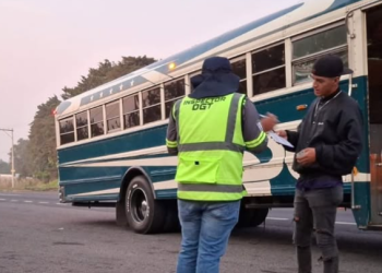 DGT informa a la población sobre accidente de tránsito en ruta interamericana./Foto: DGT.