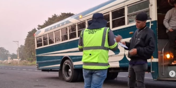 DGT informa a la población sobre accidente de tránsito en ruta interamericana./Foto: DGT.