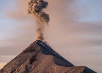 Emergencia del volcán de Fuego cumple 7 años este 2025./Foto: AGN.