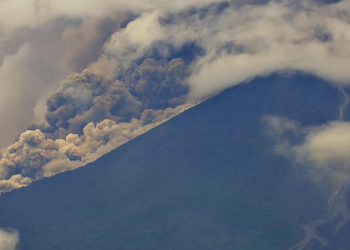Insivumeh anuncia finalización de actividad del volcán de Fuego./Foto: Insivumeh.