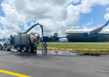 Aeropuerto Internacional La Aurora reestablece su operatividad en horario nocturno./Foto: DGAC.