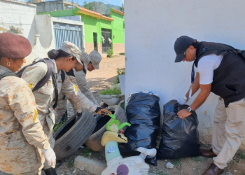 Ministerio de Salud impulsa jornadas de retiro de chatarra en Jutiapa para la prevención del dengue. (Foto: MSPAS)