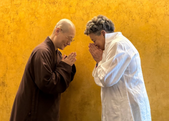 Lucrecia Peinado participó en un intercambio cultural en el Museo de las Religiones del Mundo, en la República de China (Taiwán). / Foto: X @lucreciapeinado.