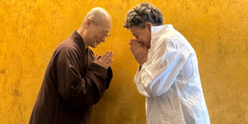 Lucrecia Peinado participó en un intercambio cultural en el Museo de las Religiones del Mundo, en la República de China (Taiwán). / Foto: X @lucreciapeinado.