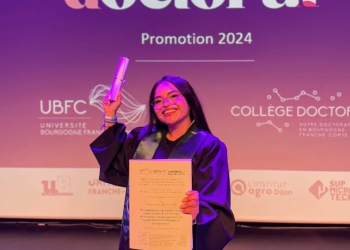 La presidenta en funciones destaca la trayectoria de la guatemalteca Yucely Beb Caal. (Foto: Instagram)