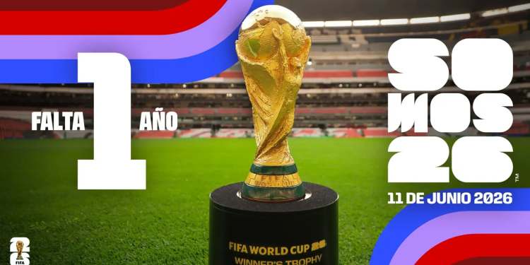 ¡Un año exacto! La cuenta regresiva para el Mundial 2026 ha comenzado