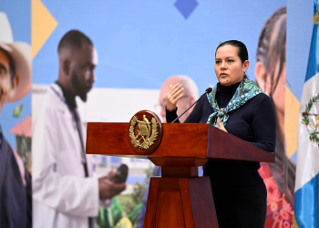 La ministra de Agricultura, Ganadería y Alimentación (MAGA), María Fernanda Rivera