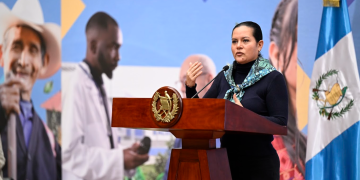La ministra de Agricultura, Ganadería y Alimentación (MAGA), María Fernanda Rivera