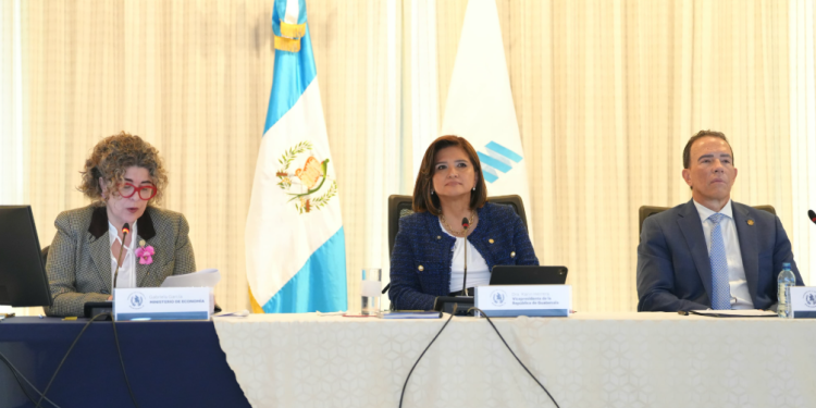 La vicepresidenta lideró el Gabinete Económico con en donde se presentaron avances de la agenda de trabajo anual. (Foto: Mineco)