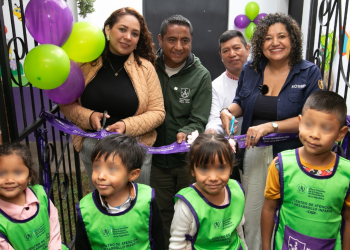SOSEP beneficia a Santa Lucía Milpas Altas con nuevas instalaciones de CADI./Foto: SOSEP.