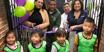 SOSEP beneficia a Santa Lucía Milpas Altas con nuevas instalaciones de CADI./Foto: SOSEP.