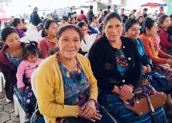 249 familias de Patzité, Quiché, se benefician ahora con el programa Bono Social. / Foto: Mides.