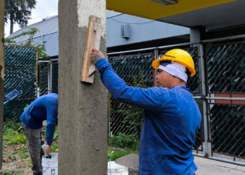 UCEE ejecuta nueva jornada de remozamientos a edificios priorizados./Foto: CIV.