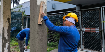 UCEE ejecuta nueva jornada de remozamientos a edificios priorizados./Foto: CIV.