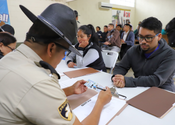 Aspirantes a brigadas de Provial atienden a pruebas físicas, médicas y de conocimiento./Foto: TGW.
