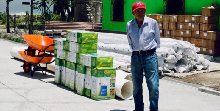 Fodes entregó insumos a más de 635 familias de Huehuetenango./Foto: Mides.