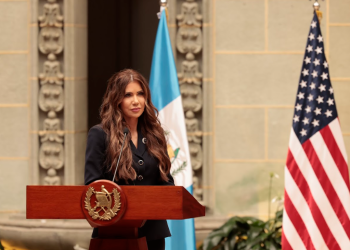 Secretaria de Seguridad Nacional de Estados Unidos, Kristi Noem. / Foto: Noé Pérez
