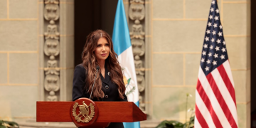 Secretaria de Seguridad Nacional de Estados Unidos, Kristi Noem. / Foto: Noé Pérez