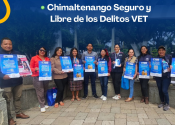 SVET lanza estrategia Chimaltenango Seguro y Libre de delitos VET. (Foto: SVET)