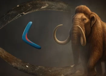 Un bumerán de colmillo de mamut de 40 mil años, entre los más antiguos de Europa