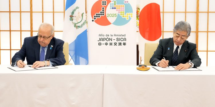 Guatemala y Japón firmaron un Memorándum de Cooperación en Materia de Formación Diplomática
