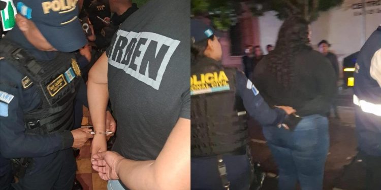 Operativo nocturno permite detectar a menores en local de la zona 1. / Foto: PNC