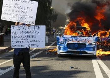 Miles de migrantes protestaron durante varios días en Los Ángeles y otras ciudades en contra de las redadas migratorias en las que se utiliza un perfil racial.