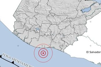 Sismo de esta tarde fue sensible en parte del territorio nacional
