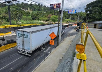 Concluyeron antes los trabajos que ameritaban el cierre en el km 11.5 de la carretera a El Salvador. / Foto: CIV.