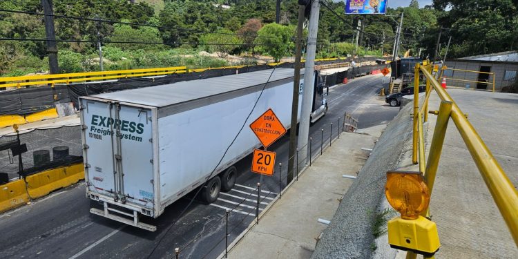 Concluyeron antes los trabajos que ameritaban el cierre en el km 11.5 de la carretera a El Salvador. / Foto: CIV.