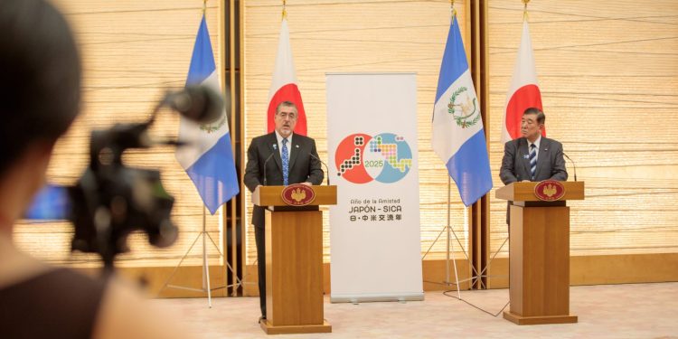 Visita oficial del presidente guatemalteco Bernardo Arévalo a territorio japonés. / Foto: Gobierno