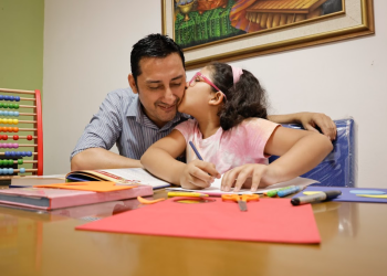 Presidente envía mensaje a los padres guatemaltecos. / Foto: Alex Jacinto.