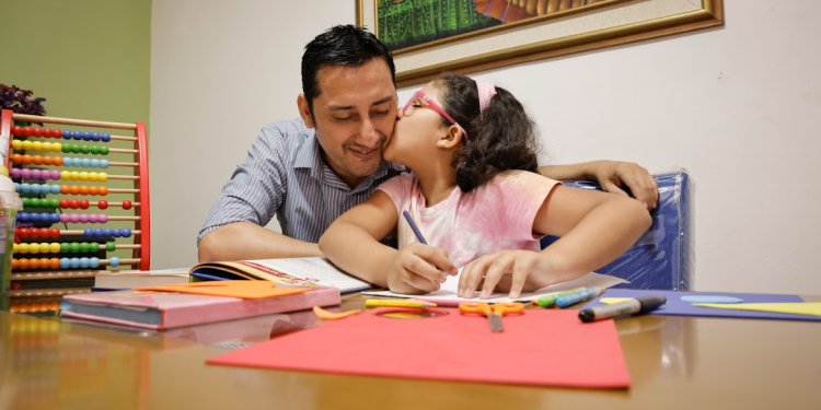Presidente envía mensaje a los padres guatemaltecos. / Foto: Alex Jacinto.