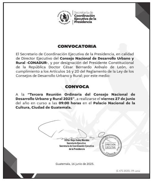 Publicación en el Diario Oficial.