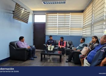 Refuerzan coordinación para prevenir la violencia comunitaria en Sololá