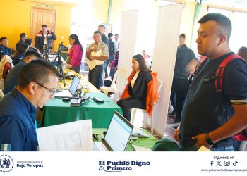 Avanza jornada móvil de servicios integrados en Purulhá, Baja Verapaz