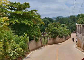 Entregan mejoramiento de calle en aldea El Sitio, Pasaco, Jutiapa