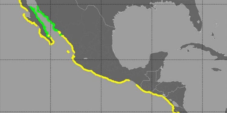 Los cambios en el oleaje se esperan entre las 7:20 y las 7:39, de acuerdo con la zona desde San Marcos hasta Jutiapa.