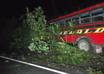 DGT reportó accidente de tránsito sin víctimas mortales./Foto: El T'zutujil Chapín página Oficial.