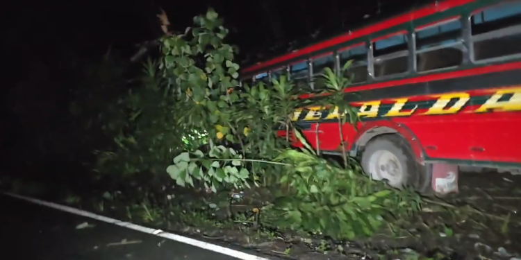 DGT reportó accidente de tránsito sin víctimas mortales./Foto: El T'zutujil Chapín página Oficial.